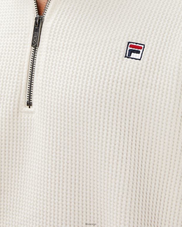 FILA menn fila herremerke 2.0 qtr zip kokosnøttkrem HHL842629 kokoskrem