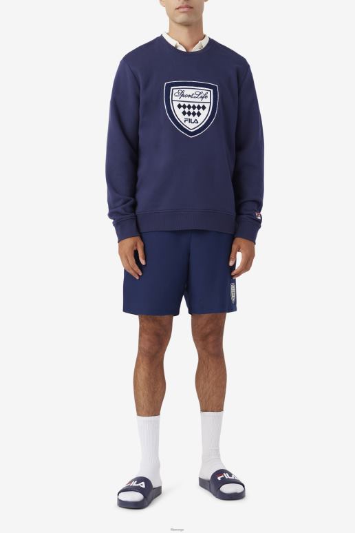 FILA menn fila kush crew navy/gardenia/june bug HHL84553 marine/gardenia/juni bug