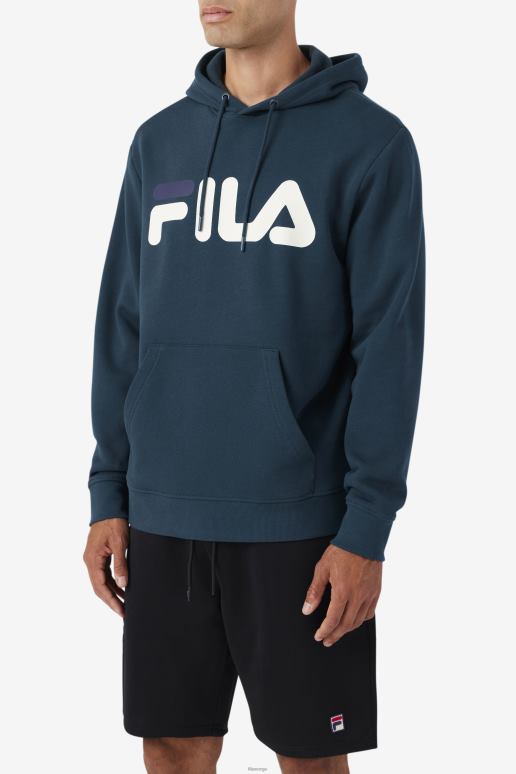 FILA menn fila teal/egret/marine samari hettegenser HHL84490 blågrønn/hegre/marine