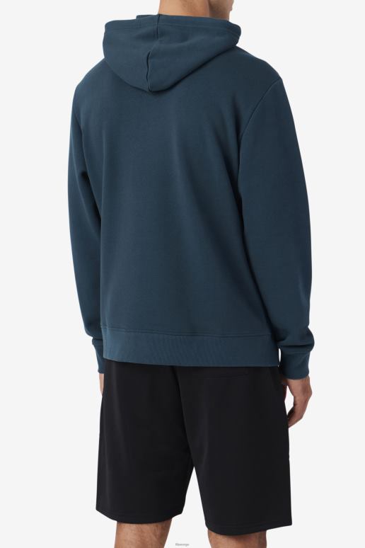 FILA menn fila teal/egret/marine samari hettegenser HHL84490 blågrønn/hegre/marine