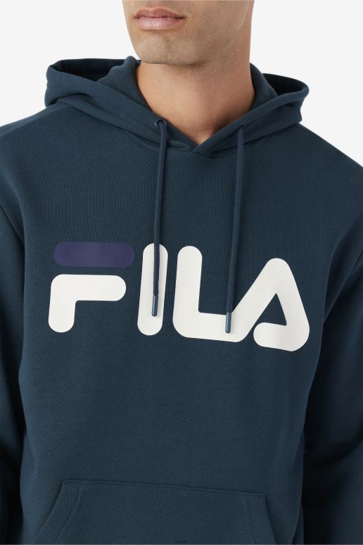 FILA menn fila teal/egret/marine samari hettegenser HHL84490 blågrønn/hegre/marine