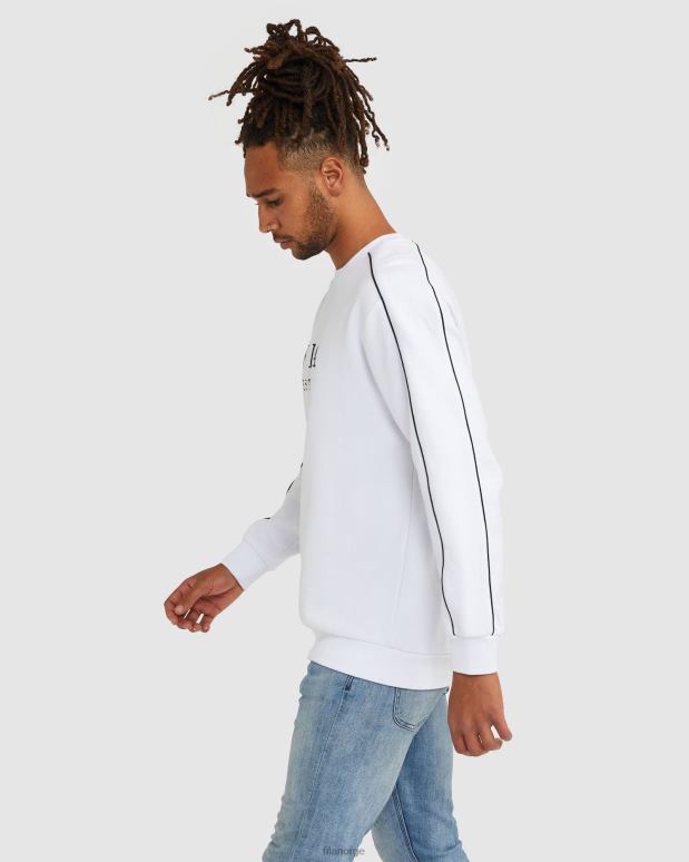 FILA menn fila white unisex heritage crew HHL842590 hvit