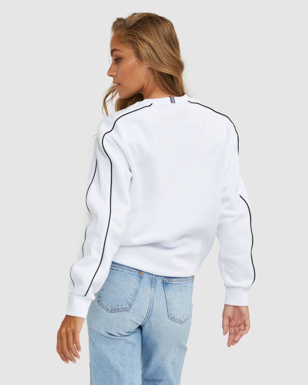 FILA menn fila white unisex heritage crew HHL842590 hvit