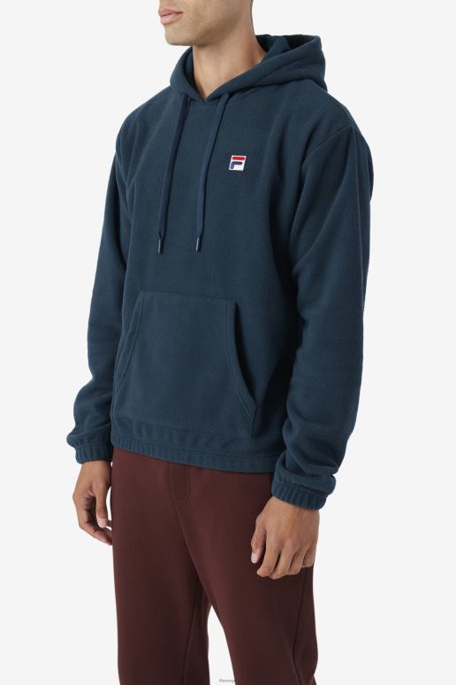 FILA menn finn fleece hettegenser fila teal HHL84506 blågrønn
