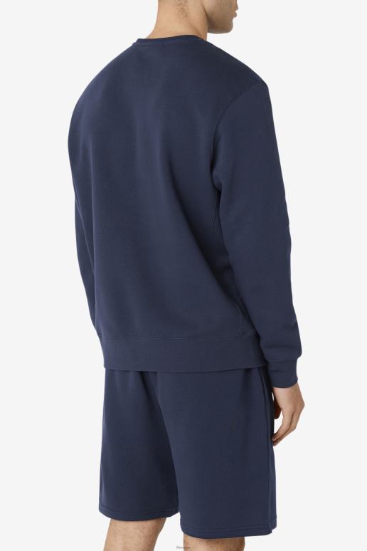 FILA menn garran crew marine/hvit fila HHL84533 marine/hvit