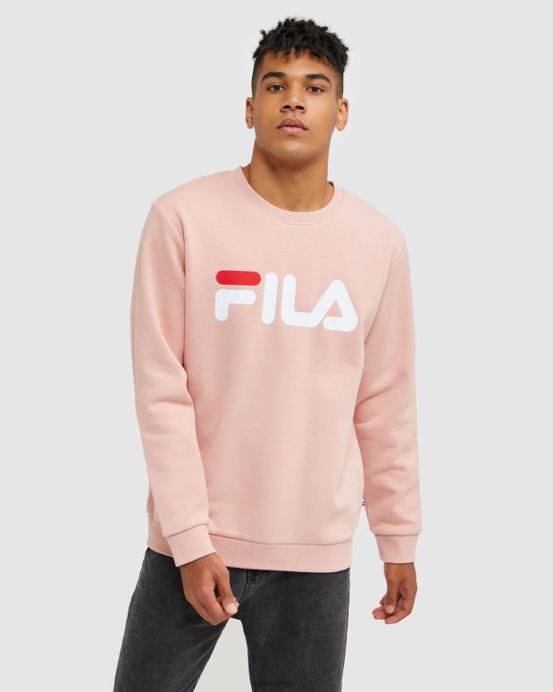 FILA menn klassisk unisex crew mellow rose fila HHL842477 myk rose