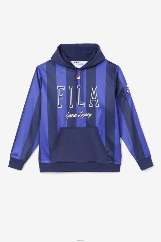 FILA menn liberty/marine/hvit soni hettegenser fila HHL84510 frihet/marine/hvit