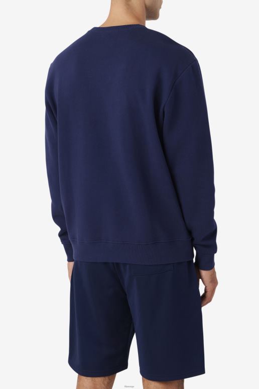 FILA menn marine/hvit/rød zoya crew fila HHL84504 marine/hvit/rød