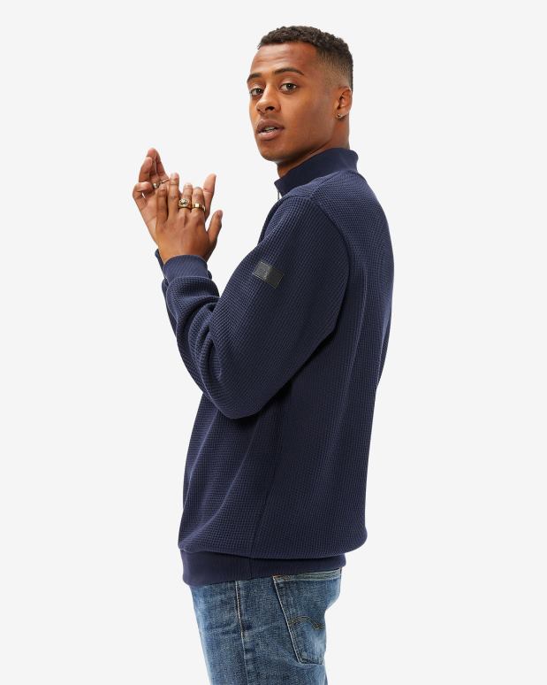 FILA menn menns merke 2.0 qtr zip new marine fila HHL842633 ny marine