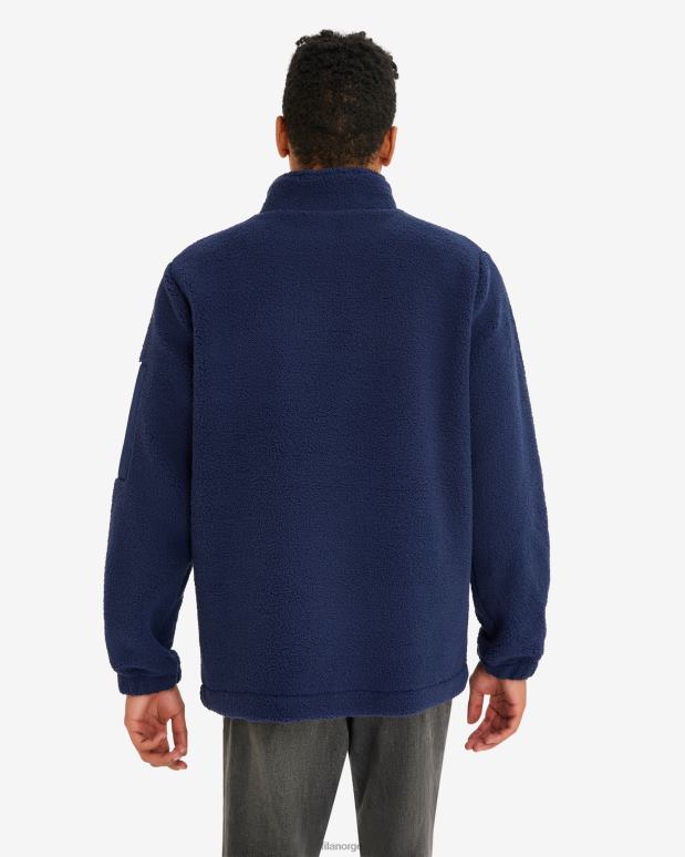 FILA menn ny marineblå herre cole teddy qtr zip fila HHL842610 ny marine
