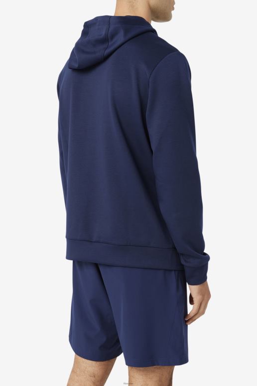 FILA menn peacoat/svart fila aadheen hettegenser HHL84465 peacoat/svart