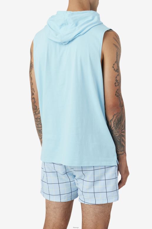 FILA menn petit four/bayou/marine zany ermeløs hettegenser fila HHL84258 petit four/bayou/marine