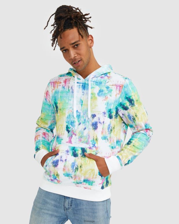 FILA menn tie dye hoody fila tie dye HHL842534 bindefarge