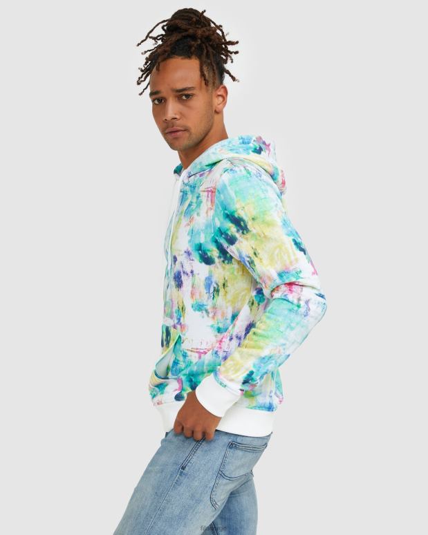 FILA menn tie dye hoody fila tie dye HHL842534 bindefarge