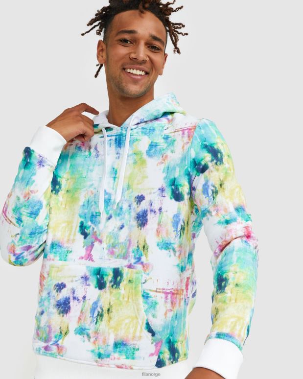 FILA menn tie dye hoody fila tie dye HHL842534 bindefarge