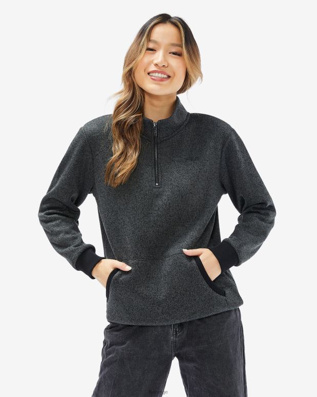 FILA menn unisex romano qtr zip svart marle fila HHL842597 svart marle