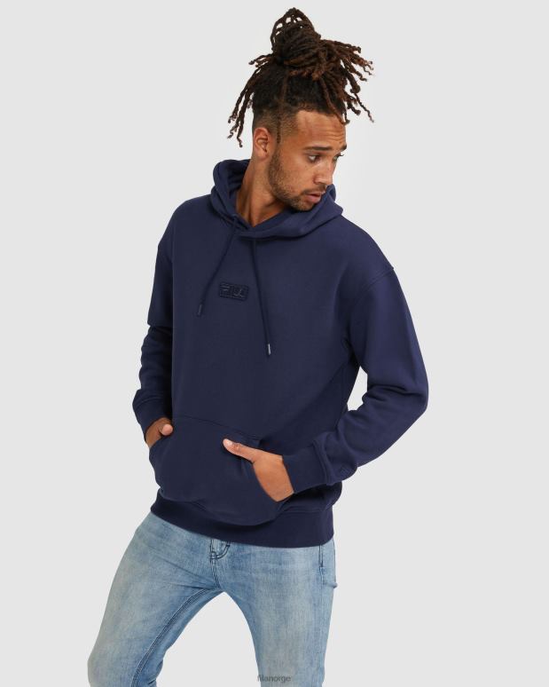 FILA menn unisex urban classics 2.zero hood ny marine fila HHL842639 ny marine