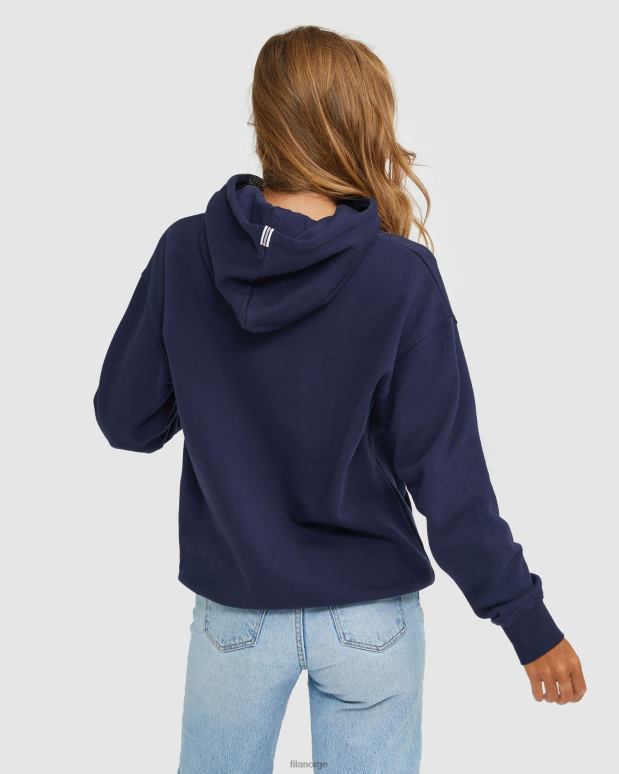 FILA menn unisex urban classics 2.zero hood ny marine fila HHL842639 ny marine