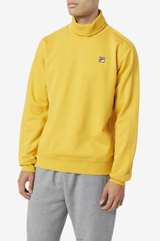 FILA menn fila noah fleece turtleneck gyllen glød HHL84235 gyllen glød