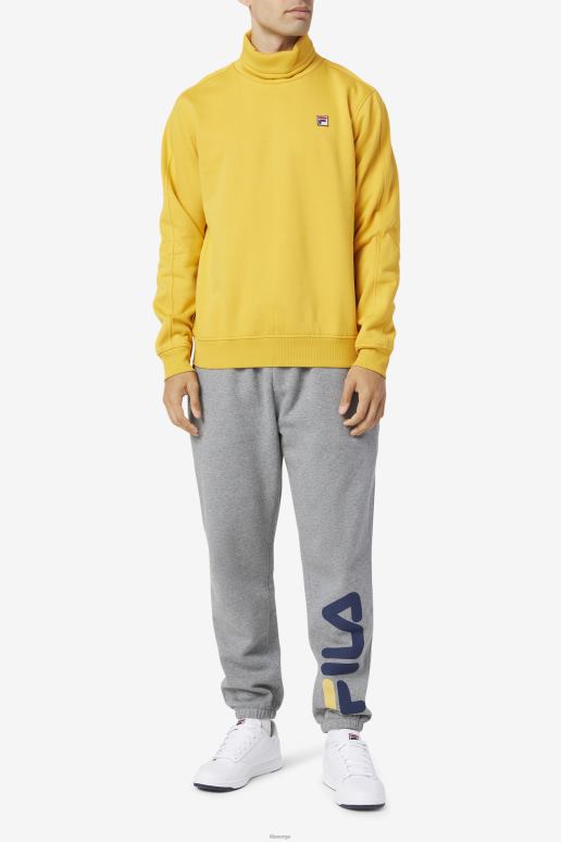 FILA menn fila noah fleece turtleneck gyllen glød HHL84235 gyllen glød