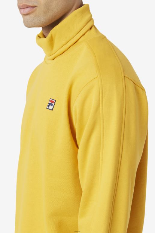 FILA menn fila noah fleece turtleneck gyllen glød HHL84235 gyllen glød