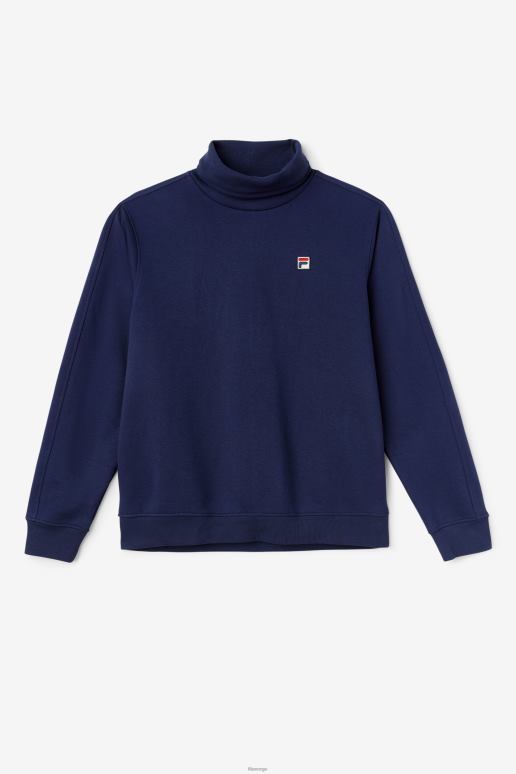 FILA menn noah fleece turtleneck peacoat fila HHL84233 peacoat
