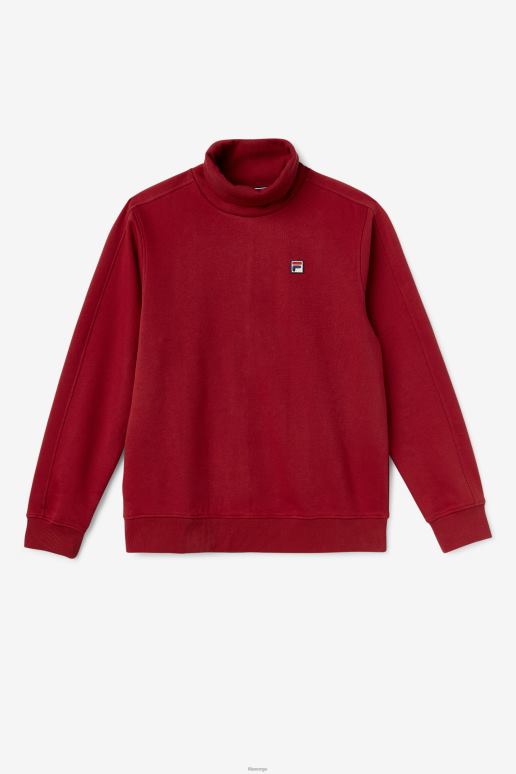 FILA menn rabarbra noah fleece turtleneck fila HHL84234 rabarbra
