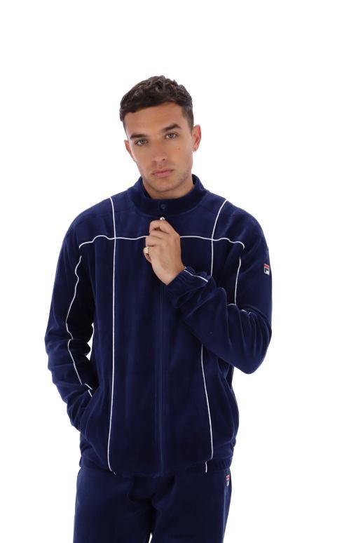 FILA menn brosme klassisk velur track top fila HHL843329