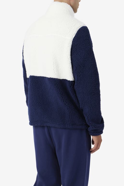 FILA menn egret/marine/deep lake fila ravi sherpajakke HHL84879 egret/marine/dyp innsjø