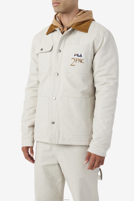 FILA menn fila 2pac jakke due/bronsebrun HHL84775 due/bronsebrun