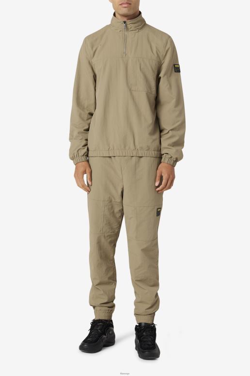 FILA menn fila covert green magnus 1/4 glidelåsjakke HHL84886 skjult grønn