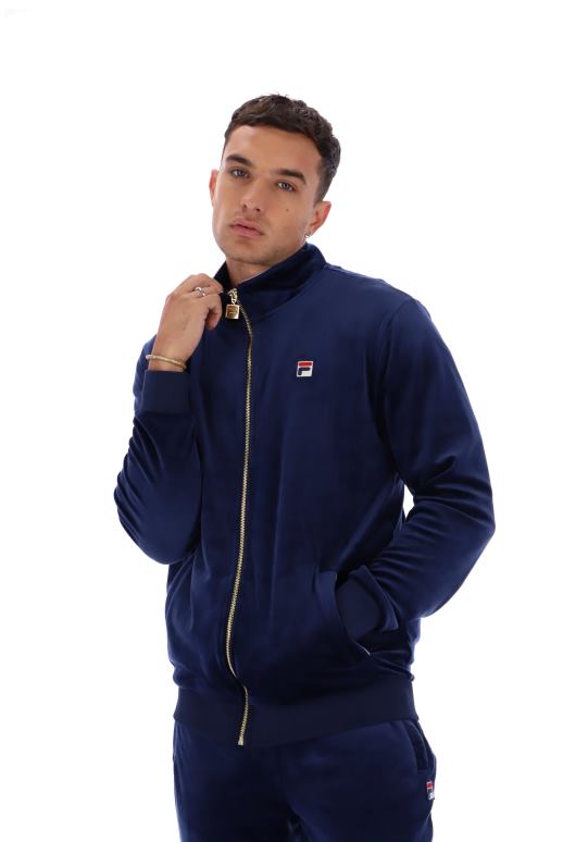 FILA menn fila irving velour banetopp HHL843328