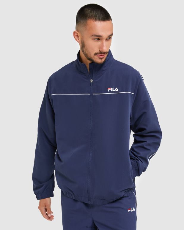 FILA menn fila klassisk mikrofiberjakke for menn ny marine HHL842479 ny marine