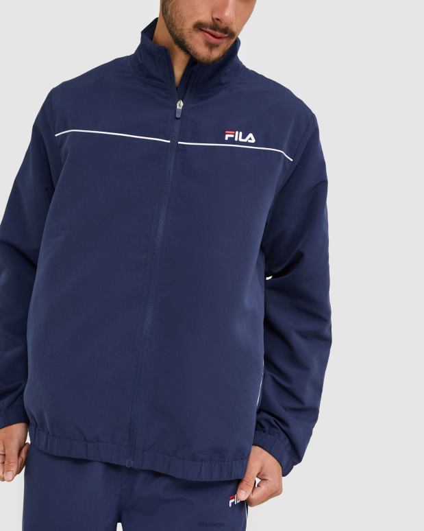 FILA menn fila klassisk mikrofiberjakke for menn ny marine HHL842479 ny marine