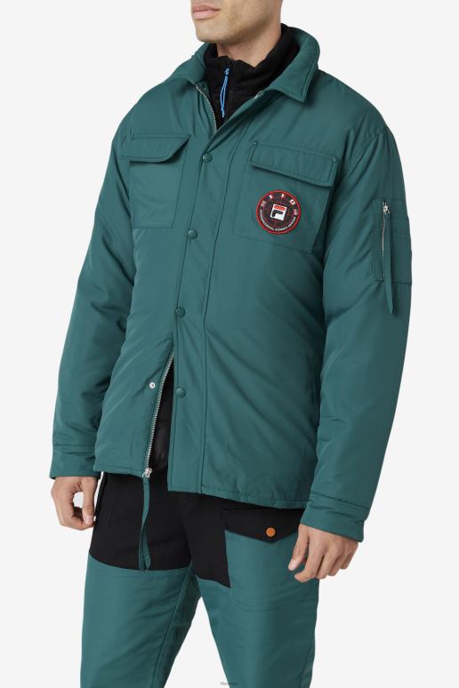 FILA menn fila nile shacket junibug/hvit HHL84799 junibug/hvit