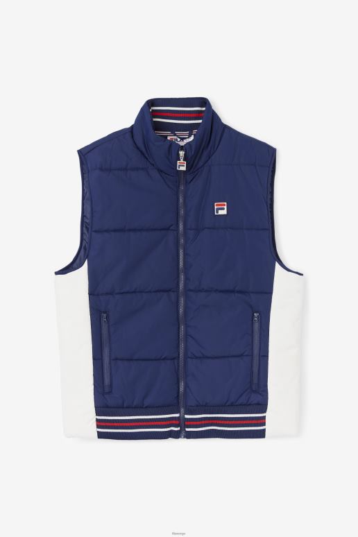 FILA menn fila peacoat/gardenia matias vest HHL84790 peacoat/gardenia