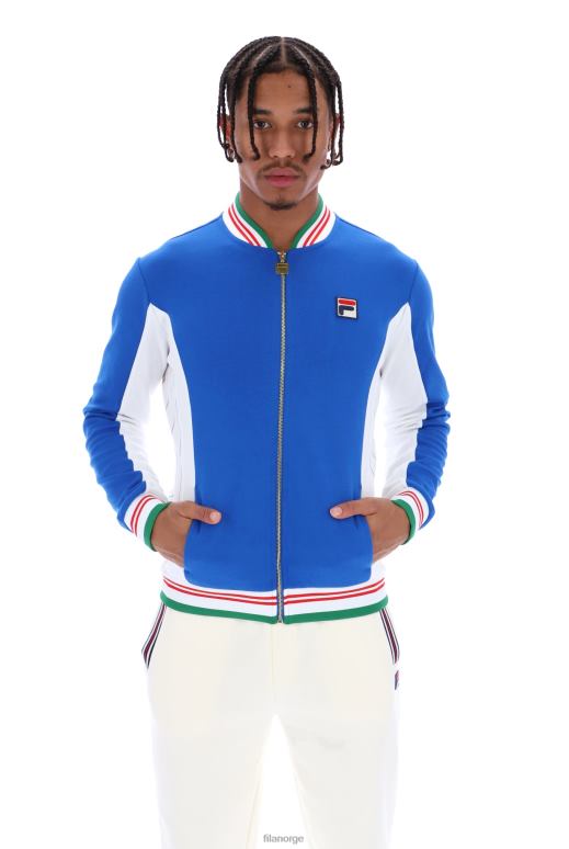 FILA menn fila renton jakke i tradisjonell baseball-stil HHL843331