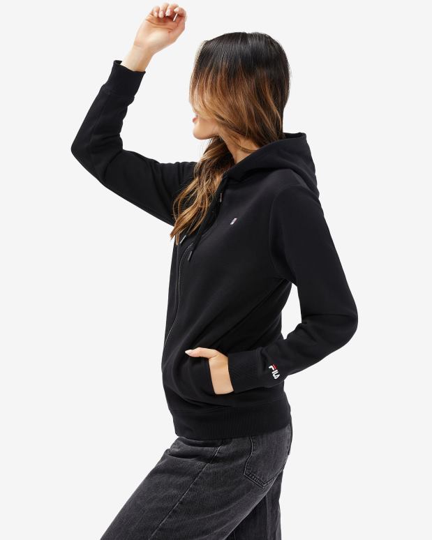 FILA menn fila svart unisex badge 2.0 hette med glidelås HHL842644 svart