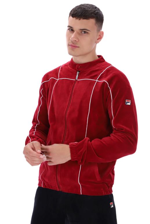 FILA menn fila tusk klassisk velur track topp HHL843322