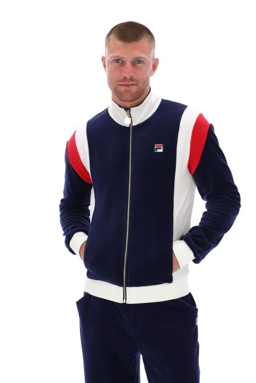 FILA menn floyd velour jakke fila HHL843245