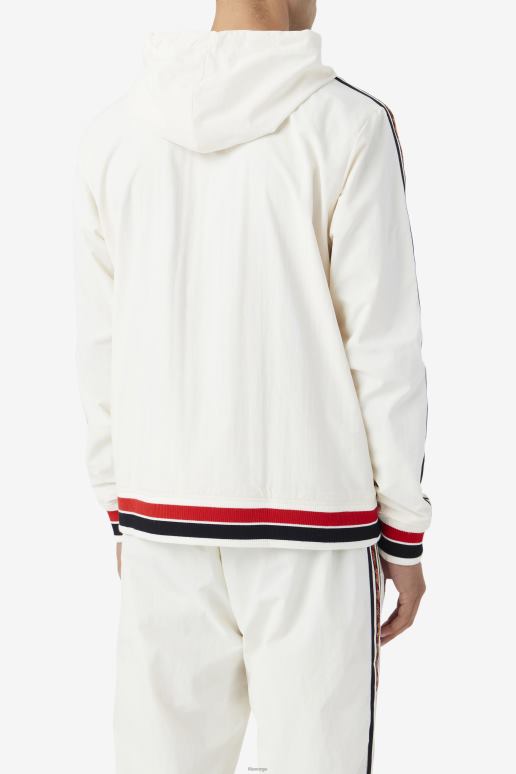 FILA menn gardenia/svart/rød fila faras vindjakke HHL84771 gardenia/svart/rød