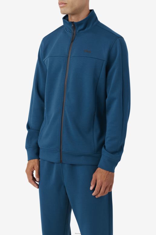 FILA menn gonal glidelåsjakke fila majolica blå/svart HHL84872 majolica blå/svart