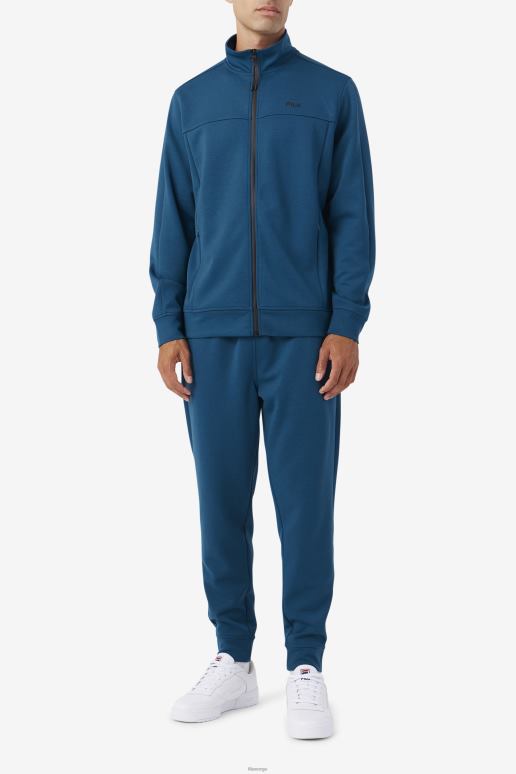 FILA menn gonal glidelåsjakke fila majolica blå/svart HHL84872 majolica blå/svart