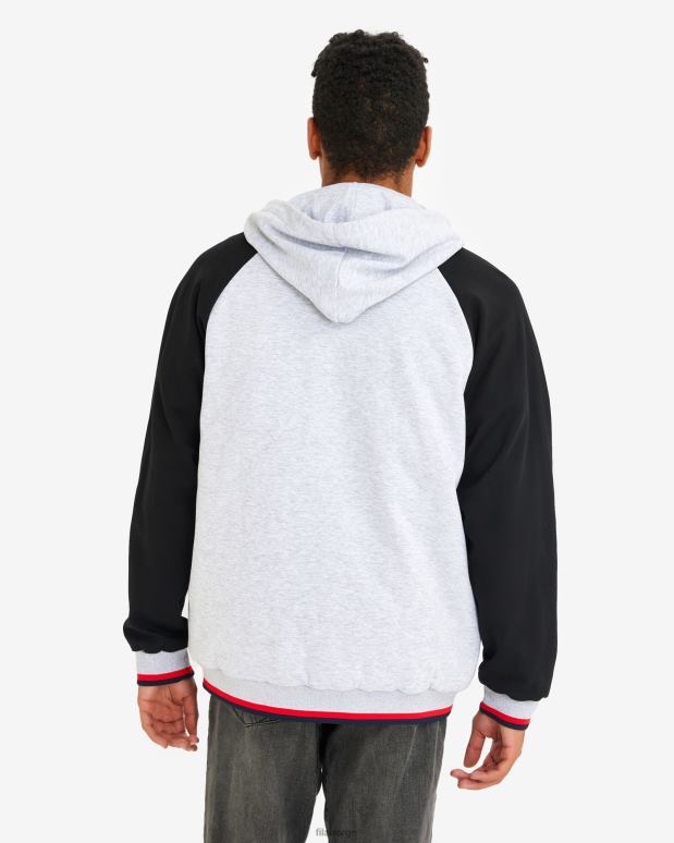 FILA menn herre luis jakke fila lys grå marle HHL842648 lys grå marle