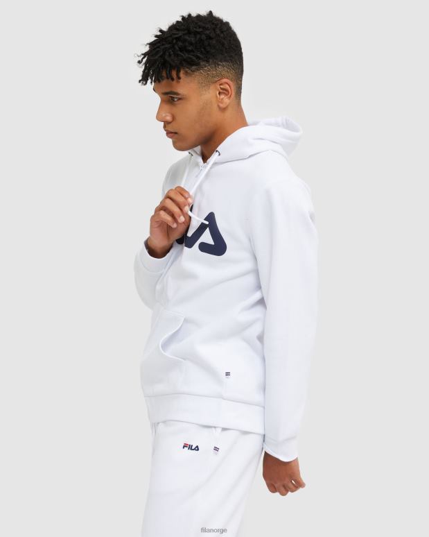 FILA menn hvit fila klassisk unisex jakke med glidelås HHL842499 hvit