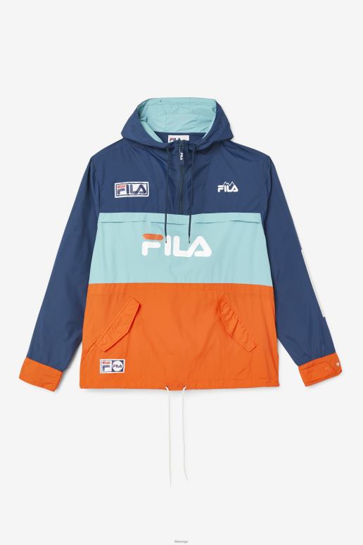 FILA menn marine/bayou/cherry tomat tharu vindjakke fila HHL84858 marineblå/bayou/cherrytomat