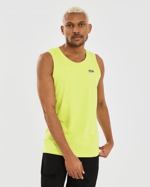 FILA menn menns cian tank sitrusgrønn fila HHL842351 sitrusgrønn