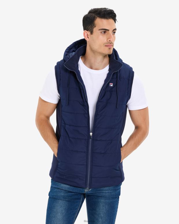 FILA menn ny marine julio puffvest fila for menn HHL842652 ny marine