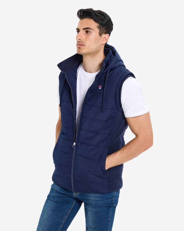 FILA menn ny marine julio puffvest fila for menn HHL842652 ny marine