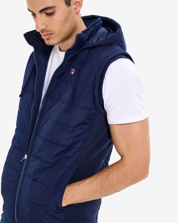 FILA menn ny marine julio puffvest fila for menn HHL842652 ny marine